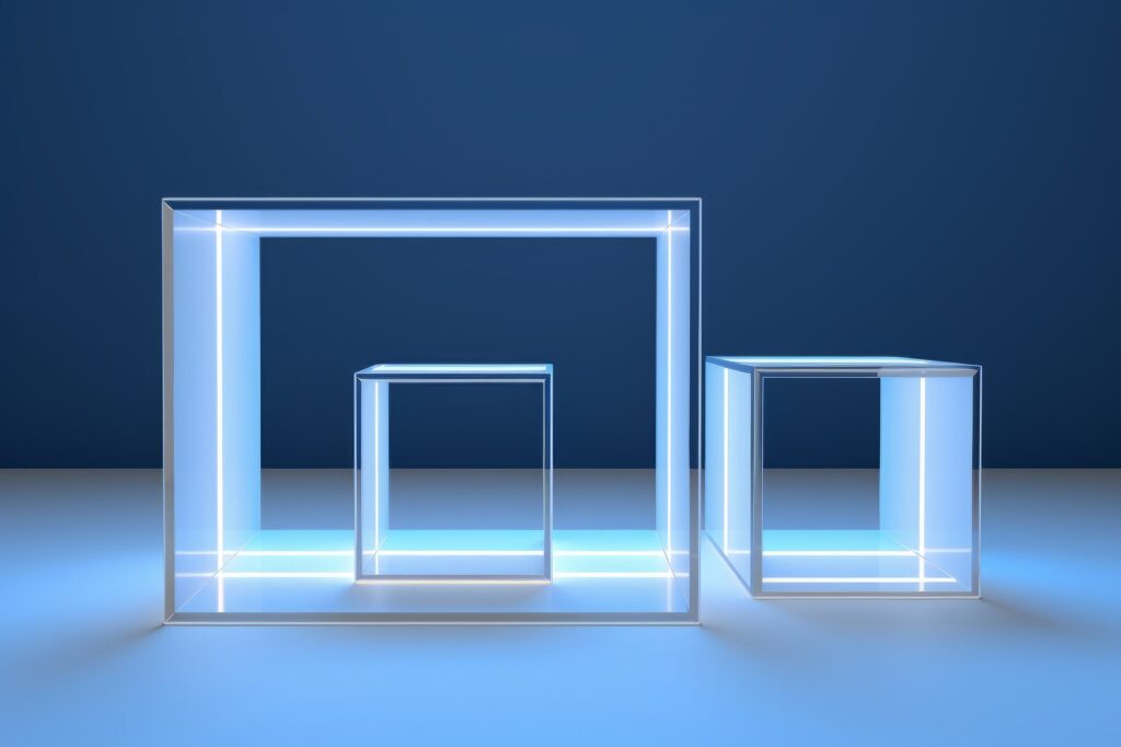 abstract-3d-geometric-square-shapes_23-2150833138