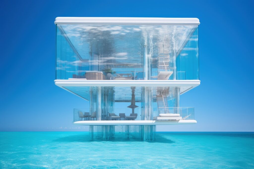 futuristic-representation-water-home-architecture_23-2151048178